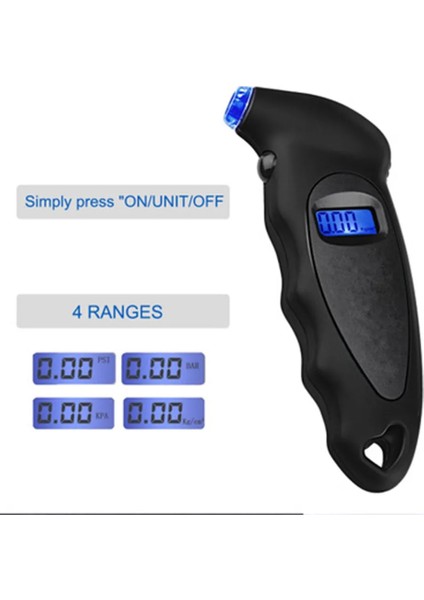 Gümüş Tarzı Sikeo Lastik Basınç Göstergesi Psı Arka Işık Yüksek Hassasiyetli Dijital Lastik Basıncı Izleme Araba Lastiği Basınç Göstergesi (Yurt Dışından) fırsatları