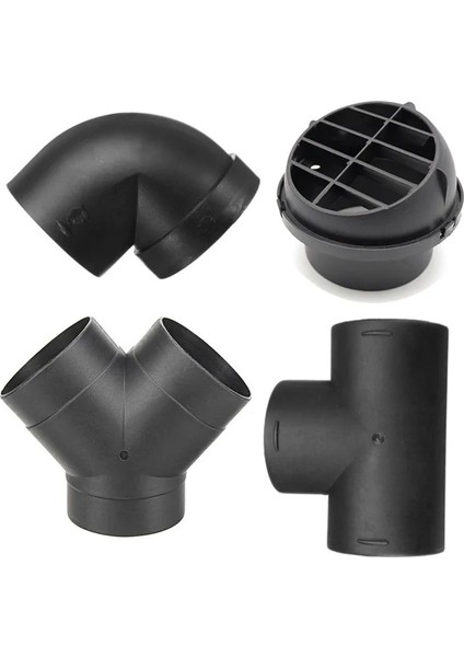 60MM Tarzı Hava Firar Kanalı T L Y Parça Dirsek Boru Çıkışı Egzoz Konnektörü Marangoz Webasto Eberspaecher Dizel Park Isıtıcısı Aksesuar (Yurt Dışından)