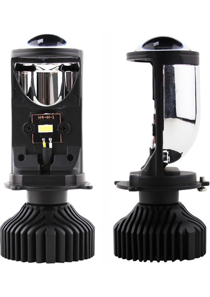 1 Adet Dahil H4 LED Far H8 H7 LED Canbus Mini Projektör Lensli Araba Oto Ampul Için LED Işıkları Fan Soğutma 8000LM Koşu Işıkları Lambası (Yurt Dışından)