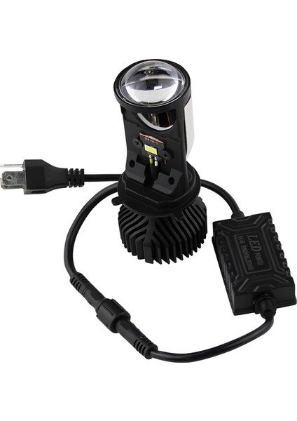 1 Adet Dahil H4 LED Far H8 H7 LED Canbus Mini Projektör Lensli Araba Oto Ampul Için LED Işıkları Fan Soğutma 8000LM Koşu Işıkları Lambası (Yurt Dışından)