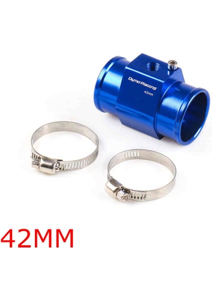 42 mm Mavi Stil Dynoracing Su Sıcaklığı Ölçer Radyatör Sıcaklığı Su Sıcaklığı Ortak Boru Sensörü Adaptörü (Yurt Dışından)