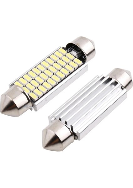 Buz Mavisi Tarzı 36MM 2 Adet Festoon Yüksek Li Süper Parlak LED Ampul C5W C10W Araç Plaka Işık Oto Iç Okuma Kubbe Lambası (Yurt Dışından)
