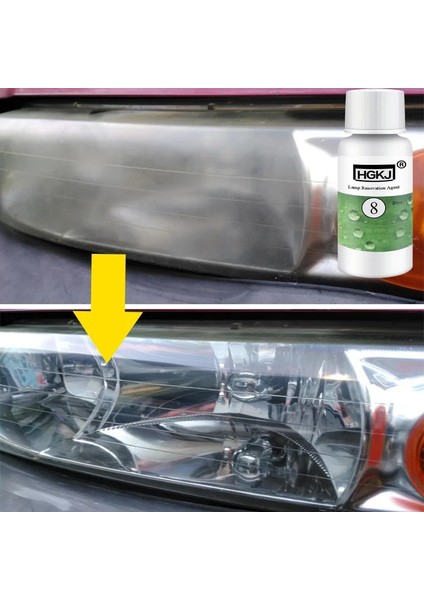 20ML Hgkj Oto Araba Aksesuarları Parlatma Far Ajanı Parlak Beyaz Far Tamir Lambası Temizleme Pencere Camı Temizleyici (Yurt Dışından)