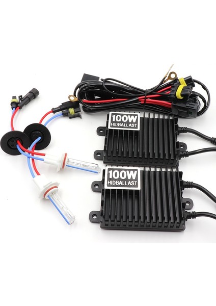 4300K ​​tarzı 2x 100W Saklı Ampuller 6000K H1 H3 H4 H7 Hw 4300K ​​8000K Balast Hıd Xenon 12V Araba Işık Far (Yurt Dışından)
