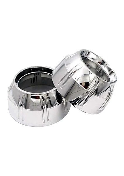 RA-Z-004 Stili Ronan Araba Styling Örtüleri Bi-Xenon Projektör Farlar Lens Dıy Kapak Lambası Hella Q5 Lens Için Krom Kaplı Maskeler (Yurt Dışından)