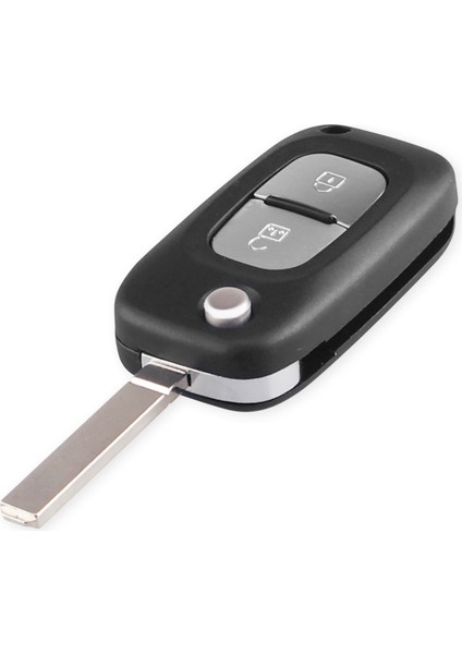 Silikon 2 Düğme B Tarzı Keyyou Düğmeler Filp Araba Uzaktan Anahtar Durum Kabuk Renault Fluence Clio Megane Kangoo Modus NE73VA2 Blade ile Otomatik Anahtar (Yurt Dışından)