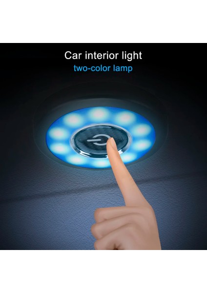 Beyaz Araba Iç Okuma Işığı Manyetik LED Gece Kablosuz Araba Arka Koltuk Tavan Tavan Işık Kitleri USB Şarj Gövde Lambası Fxture (Yurt Dışından) fırsatları