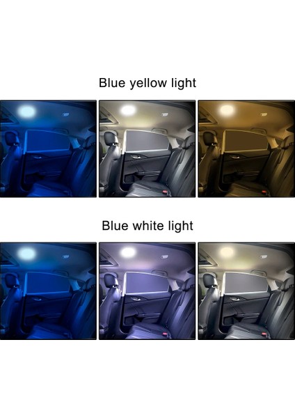 Beyaz Araba Iç Okuma Işığı Manyetik LED Gece Kablosuz Araba Arka Koltuk Tavan Tavan Işık Kitleri USB Şarj Gövde Lambası Fxture (Yurt Dışından) indirimleri