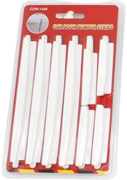1 Adet Beyaz Stil Et Araba Kapı Yan Kenar Koruyucu Şerit Oto Suv Kazıma Koruma Tampon Kolu Koruyucu Kapak Sticker Evrensel Oto Çıkartması (Yurt Dışından)