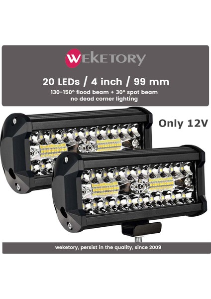 2 Adet 7 Inç Ekonomi Tarzı 3 Sıra LED Bar LED Işık Çubuğu Araba Traktör Tekne Offroad Için LED Çalışma Işığı 4x4 Kamyon Suv Atv Sürüş 12V 24V (Yurt Dışından)