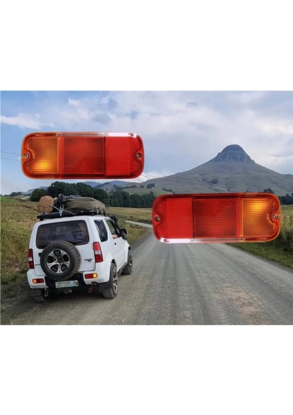 R Stili 1 Pair Sol Sağ Arka Tampon Sis Işık Sis Lambası Durumda Suzukı Araba Jimny Jimny Aksesuarları Jimny Parçaları Hiçbir Ampuller (Yurt Dışından) fırsatları