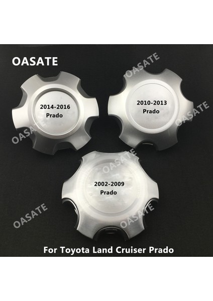 Diğer Modeller Tarzı Toyota Land Cruiser Prad Tx Vx 4.0l Logolu Çiviler Için Alaşım Jant Merkezi Hub Cap Jant Kapakları (Yurt Dışından)