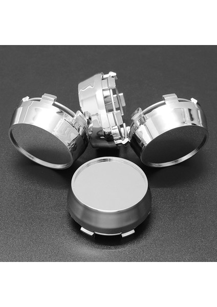 Krom Stili 4pcslot Yüksek 60 mm Krom Plastik Düz Yüzey Araba Tekerlek Merkezi Hub Kapakları Toz Kapağı Oto Jant Lastik Jant Kapağı (Yurt Dışından)
