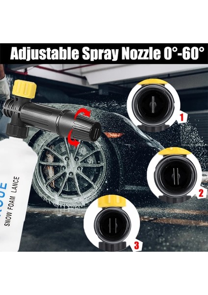 Hızlı Tak Tarzı Roue Kar Köpük Lance Basınçlı Yıkayıcı Köpük Jeneratörü Yıkama Püskürtme Tabancası Köpük Adaptörü Karcher Parkside Huter Bosch (Yurt Dışından)