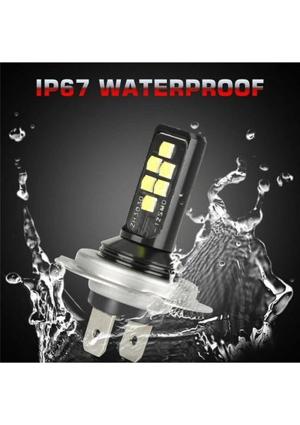 H7 Stili 6000K Soğuk Beyaz 1 Adet H4 H7 LED Sis Ampulleri Araba H7 H4 Combo LED Far Kiti Ampuller Yüksek Düşük Işın 60W Lm 6000K Kiti Araba Far Ampul (Yurt Dışından) fiyatları