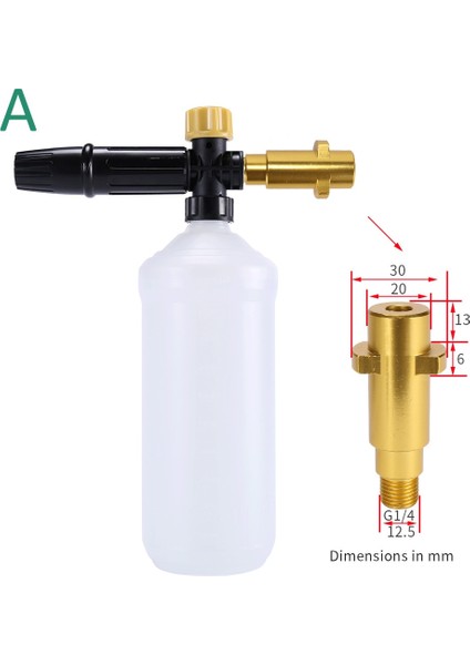 Karcher K Stili Için Basınçlı Yıkayıcı Ayarlanabilir Köpük Topu Araba Yıkayıcı Kar Köpüğü Lance Yüksek Basınçlı Sabun Köpürtücü Köpük Jeneratörü Araba Köpüğü Temizleyici Sprey (Yurt Dışından)