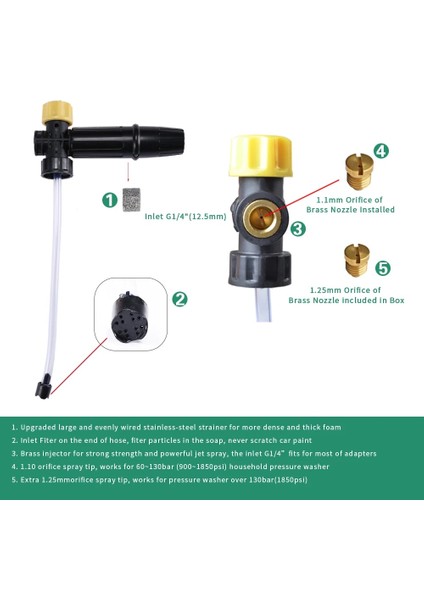 Karcher K Stili Için Basınçlı Yıkayıcı Ayarlanabilir Köpük Topu Araba Yıkayıcı Kar Köpüğü Lance Yüksek Basınçlı Sabun Köpürtücü Köpük Jeneratörü Araba Köpüğü Temizleyici Sprey (Yurt Dışından) indirimleri
