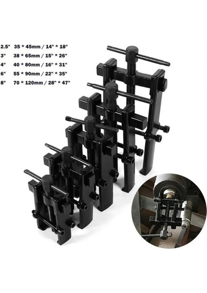 55X90 mm Stili Araba Kullanımı Dövme Çift Çeneli Dayanıklı Dişli Çektirme Kullanıcı Dostu Katı Rulman Çekme Sökücü Yeni (Yurt Dışından)