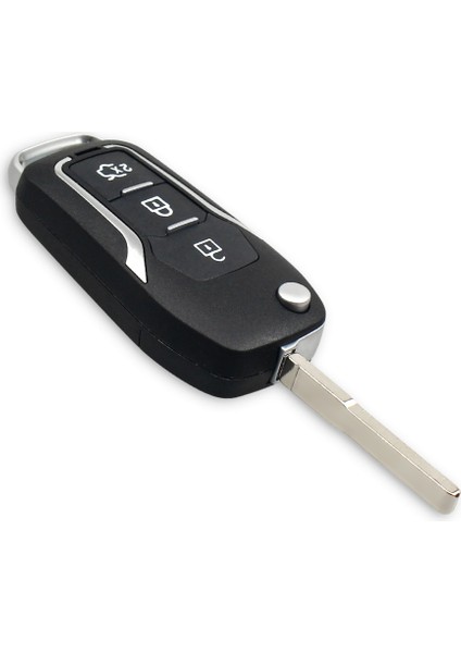 Mavi Stil Keyyou Modifiye Katlanır Araba Anahtarlık Durumda Ford Focus 3 Fiesta Connect Mondeo C Max Düğmeleri Akıllı Anahtar (Yurt Dışından)
