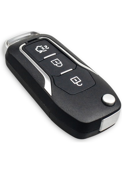 Mavi Stil Keyyou Modifiye Katlanır Araba Anahtarlık Durumda Ford Focus 3 Fiesta Connect Mondeo C Max Düğmeleri Akıllı Anahtar (Yurt Dışından)