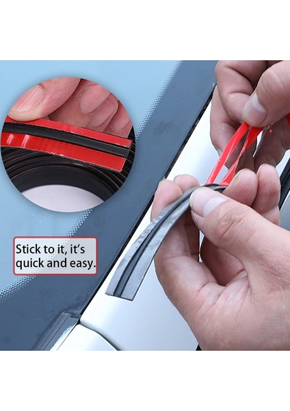 14MMX2M Stili Araba Ön Cam Contası Kauçuk Şerit Oto Çatı Pencere Kenar Sticker Gürültüye Dayanıklı Ses Yalıtımı Araba Su Geçirmez Toz Geçirmez Hava Şeridi (Yurt Dışından) fiyatları