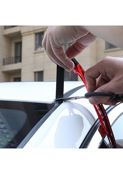 14MMX2M Stili Araba Ön Cam Contası Kauçuk Şerit Oto Çatı Pencere Kenar Sticker Gürültüye Dayanıklı Ses Yalıtımı Araba Su Geçirmez Toz Geçirmez Hava Şeridi (Yurt Dışından) indirimleri