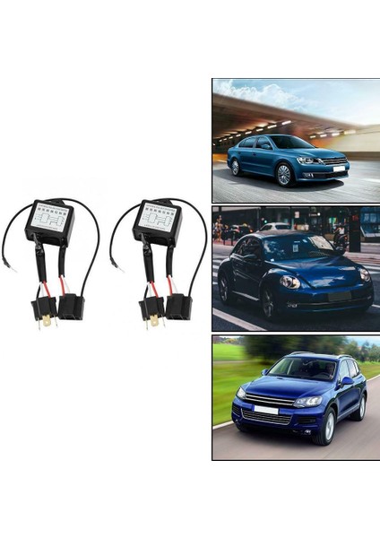 H4 Stili 2 x LED Polarite Dönüştürücü Negatif Anahtar Kablo Demeti Adaptörü H4 Xenon Lamba Araba LED Yük Direnci Ters Polarite Dönüştürücüler (Yurt Dışından) modelleri