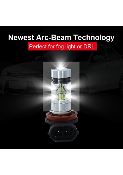 2 Adet LED Sis Anbus Beyaz H8 H11 LED Sis Ampul Araba Drl Lambası Audi Av A4 B6 B8 B5 A B7 A A7 A8 Q5 Q7 Tt S6 (Yurt Dışından) indirimleri