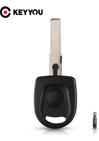 Silikon Kılıf Tarzı Keyyou Uzaktan Yedek Fob Araba Transponder Anahtar Kımlığı Vw Volkswagen B5 Passat Skoda Seat Anahtar Kabuk Kılıf HU66 Blade (Yurt Dışından)