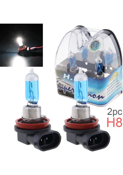 Xiyu Shop H4 55W 6000K H7 Halojen Araba Lambası 12 V H11 H1 H3 H8 H Beyaz Işık Otomatik Ön Far Sis Ampul Araba Için Otomatik Far (Yurt Dışından)