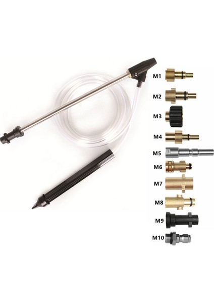 M6 Stili Islak Kum Püskürtücü Islak Püskürtme Yıkayıcı Lance Mızrak Değnek Karcher Için K2 K3 K4 K5 K6 K7 Yüksek Basınçlı Yıkayıcılar Püskürtme Basınçlı Tabanca (Yurt Dışından)
