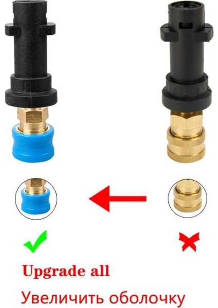 Yeşil Stil Basınçlı Yıkayıcı Hızlı Bağlantı "püskürtme Tabancası Değnek Lance Bayonet Adaptörüne" Karcher Için Hızlı Bağlantı Kesme Serbest Bırakma Tertibatı (Yurt Dışından)