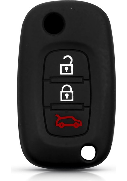 Silikon 3 Düğme B Tarzı Keyyou Düğmeler Filp Araba Uzaktan Anahtar Durum Kabuk Renault Fluence Clio Megane Kangoo Modus NE73VA2 Blade ile Otomatik Anahtar (Yurt Dışından)