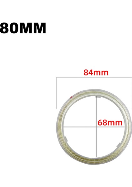 80 mm ve Pc Kapak Stili Cob LED Far Angel Eyes Ampul Halo Halka Lamba Araba Gündüz Çalışan Işık Drl Sis Lambası Dc 12V Şekillendirici Işık Dekoratif Işıklar (Yurt Dışından) fiyatları