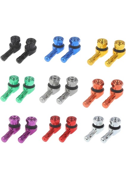 F Stili 2 Adet Motosiklet Jant 90 Derece Açı Alüminyum Alaşımlı Vana Motosiklet Tekerleği Lastik Tubeless Vana Jant Tekerlek Parçaları C Için Kaynaklanıyor (Yurt Dışından) fiyatları