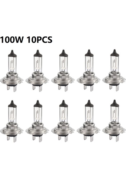 H7 Stili 100W 10 Adet H7 Halojen Ampulk Süper Parlak Araba Far Sis Lambası Park Temizle Işık Araba Styling Işık Kaynağı Genel Araba Ampul (Yurt Dışından) fiyatları