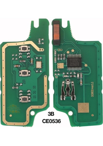 CE0536 Pcb Stili Ask Modülasyonu Jingyuqmhz ID46 Sormak Fsk Araba Anahtarı Için Peugeot Partner Uzaktan Anahtar 3 Düğme CEE0536 (Yurt Dışından)