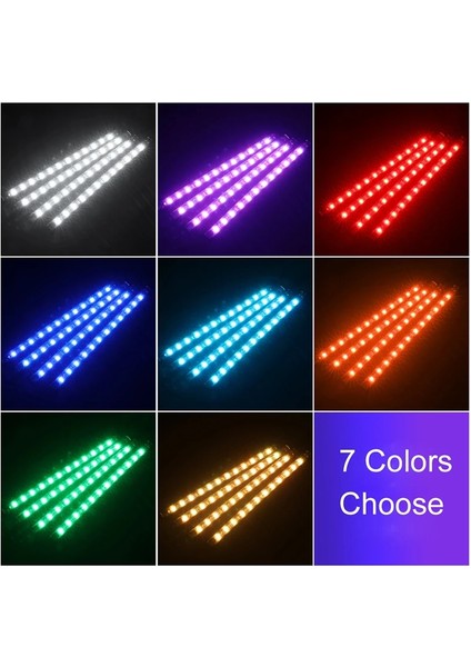 48LED Uygulama B Tipi 48 LED Araba Ayak Işığı LED Iç Ortam Işığı Şeritleri Appuzaktan Ses Kontrolü Muti Renkleri Otomatik Arka Işıklar 12V Atmosfer Lambası (Yurt Dışından) modelleri