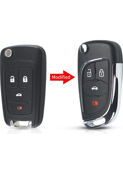Model 11 Stili Chevrolet Için Keyyou Modifiye Flip Anahtar Kabuk Chevrolet Cruze Opel Insignia Astra J Zafira Araba Uzaktan Değiştirme Düğmeleri Anahtar (Yurt Dışından)