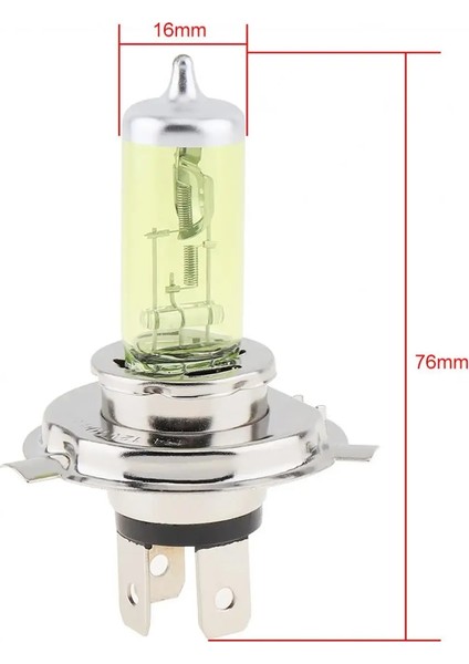 H4 100 2500K Sarı Halojen Lambalar 12V H1 H3 Hk Sarı Işık Süper Parlak Otomatik Ön Far Sis Ampulü Araba Işık Kaynağı Otopark (Yurt Dışından)