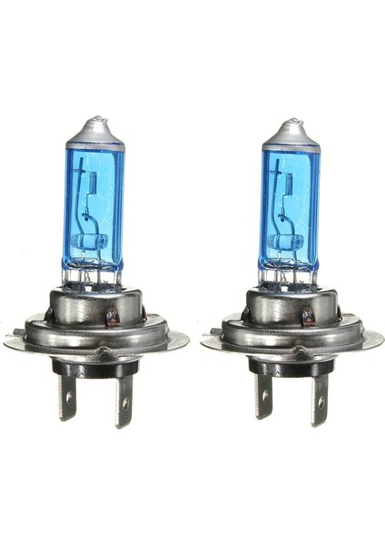 H7 Stili 55W 2 Adet H7 55W 100W 12V 6000K Halojen Ampul Araba Far Beyaz Işık Kuvars Cam Lamba Ampulleri Otomotiv Farlar (Yurt Dışından)