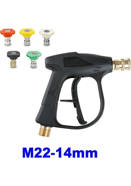 9 M22 14MM Stili Yüksek Basınçlı Su Tabancası Yıkayıcı Nozulları Nilfiskbosch Karcher Için Yıkama Aksesuarları Su Tabancası Yıkayıcı Sabun Köpüğü Püskürtme Nozulları (Yurt Dışından)