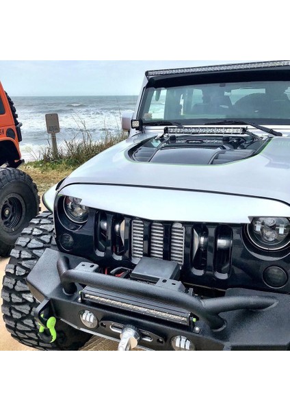 20 Inç Spot Işın Stili Offroad Araba Tek Sıralı Ince LED Işık Çubuğu Jeep Suv Pickup 4x4 Kamyon Kaput Tampon LED Bar Sis Sürüş Lambası (Yurt Dışından) modelleri