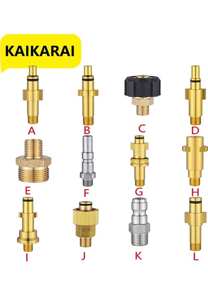 Beyaz Stil Metal Adaptör Köpük Memesi Köpük Tabancası Nilfisk Stihl Karcher Bosche Zanaatkar Kew Gerni Ar M22 Için Yüksek Basınçlı Sabun Köpürtücü (Yurt Dışından)