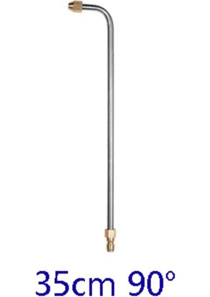 Mavi Stil 6 Boyutlu Araba Yıkayıcı Metal Jet Lance Su Tabancası Uzatma Temizleyici Ataşmanı G Yüksek Basınçlı Yıkayıcılar Için Açılı Lance (Yurt Dışından)