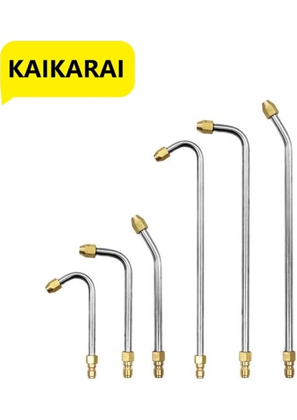 Mavi Stil 6 Boyutlu Araba Yıkayıcı Metal Jet Lance Su Tabancası Uzatma Temizleyici Ataşmanı G Yüksek Basınçlı Yıkayıcılar Için Açılı Lance (Yurt Dışından) fiyatları