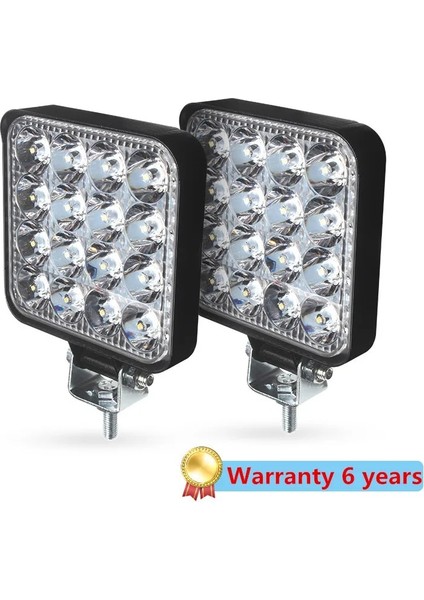 Kumral Tarzı Yeni LED Işık Çubuğu 48W LED Bar 16BARRA Kare Spot Off Road LED Çalışma Işığı 12V 24V 27W Araba Kamyon 4x4 4WD Araba Suv Atv (Yurt Dışından) modelleri