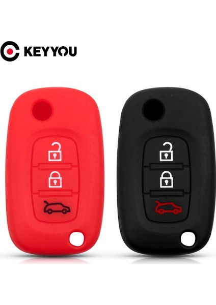Kırmızı Stil Keyyou Silikon Anahtar Kılıfı Renault Fluence Clio Megane Mercedes Lada Vesta Granta Xray Kalina Priora Sedan Sport (Yurt Dışından) fiyatları