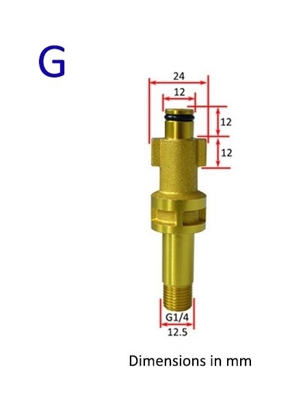 G Tarzı Metal Adaptör Köpük Memesi Köpük Jeneratörü Köpük Tabancası Yüksek Basınçlı Yıkama Sabunu Nilfisk Karcher Huter Elitech Lavor Için Köpürtücü (Yurt Dışından)