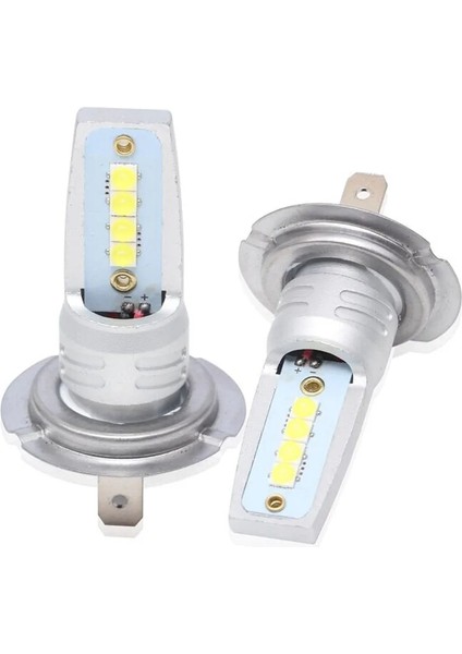 H1 Stili 6000K 2 Adet H7 H4 LED Araba Far H1 H8 H9 H Hb Oto Sis Lambasık 8000K Lm 80W 12V Canbus Lambaları (Yurt Dışından)